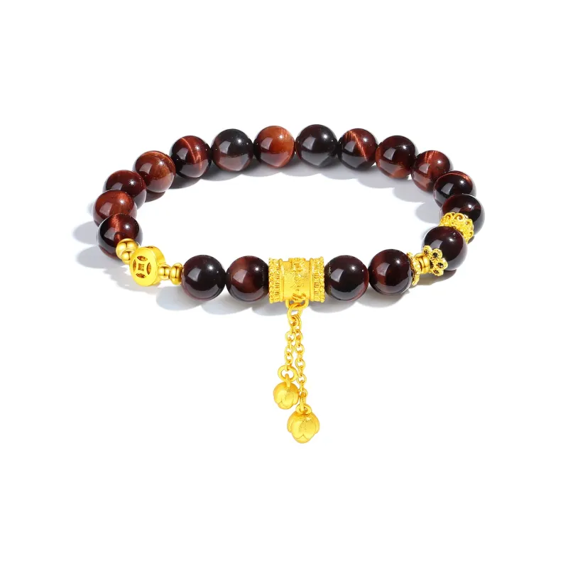 PUTUOSHANWENCHUANG Tiger's Eye Stone Bracelets Unisex-2