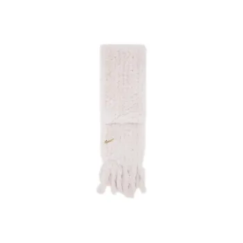 GUESS Polyester Knit Scarves Women's White