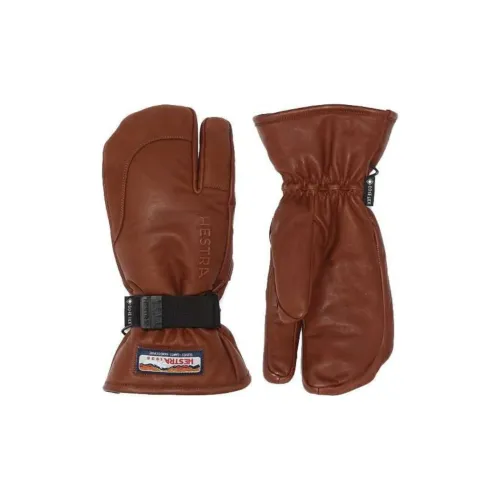 HESTRA Goatskin Sports Gloves Unisex Brown