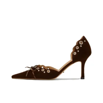 Tony Bianco Slim Heel High Heels 8cm Women's Coffee
