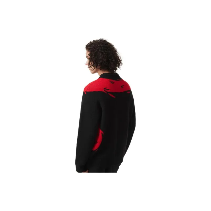LACOSTE Year Of The Dragon Chinese New Year Series Sweaters Unisex Black-3