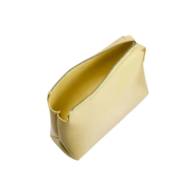 KHAITE Calfskin Clutch Women's Light Yellow-3