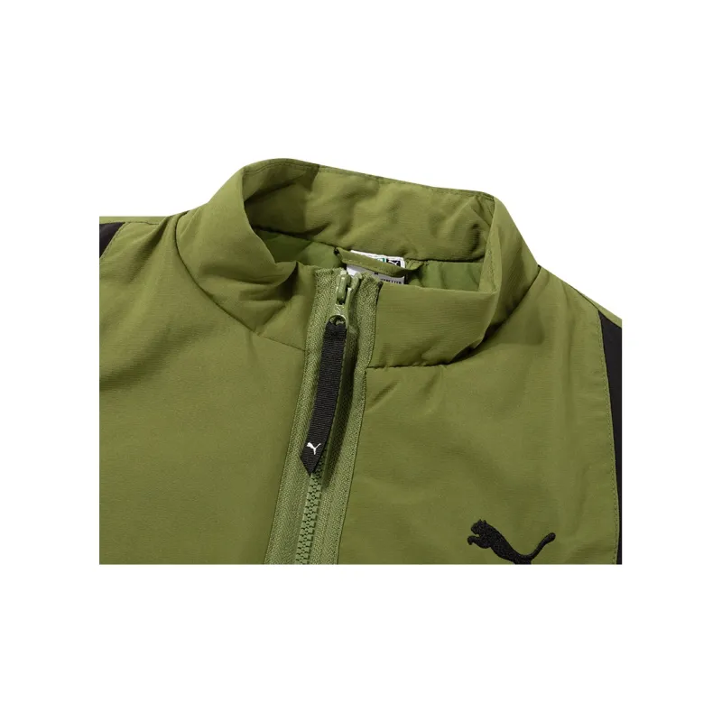 PUMA DARE TO WOVEN VEST Women's Olive Green-7