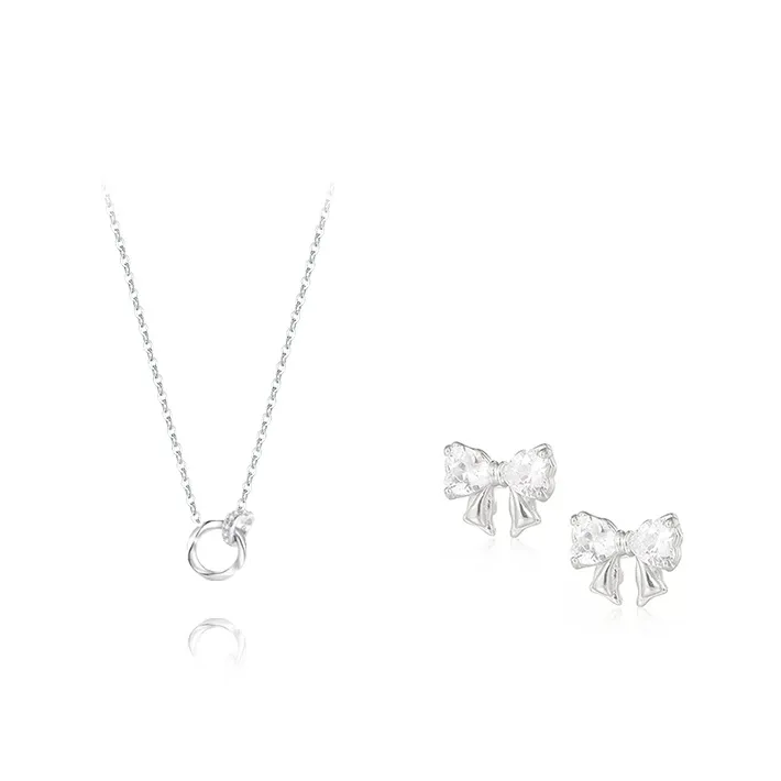 LUCA Sterling Silver Necklaces Women's Birthday Gift Box Sets-7
