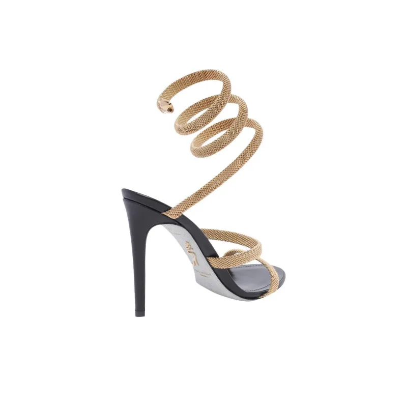 RENE CAOVILLA Cleo Strap Sandals 10.5cm Women's Beige-3