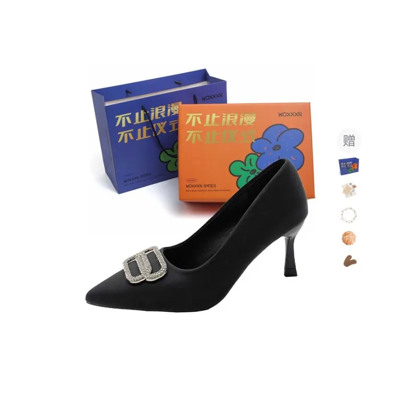 WOXXXN Slim Heel High Heels Women's [Gift Box Set]-0