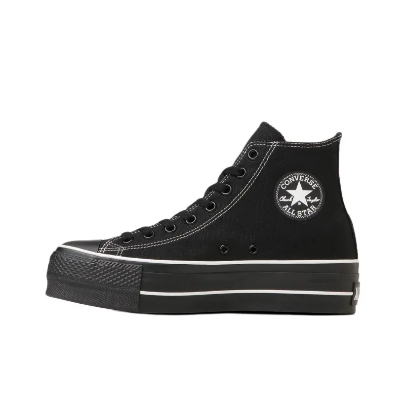 Converse All Star Anti Slip Wear Resistant High Top Canvas Shoes Unisex Black-2