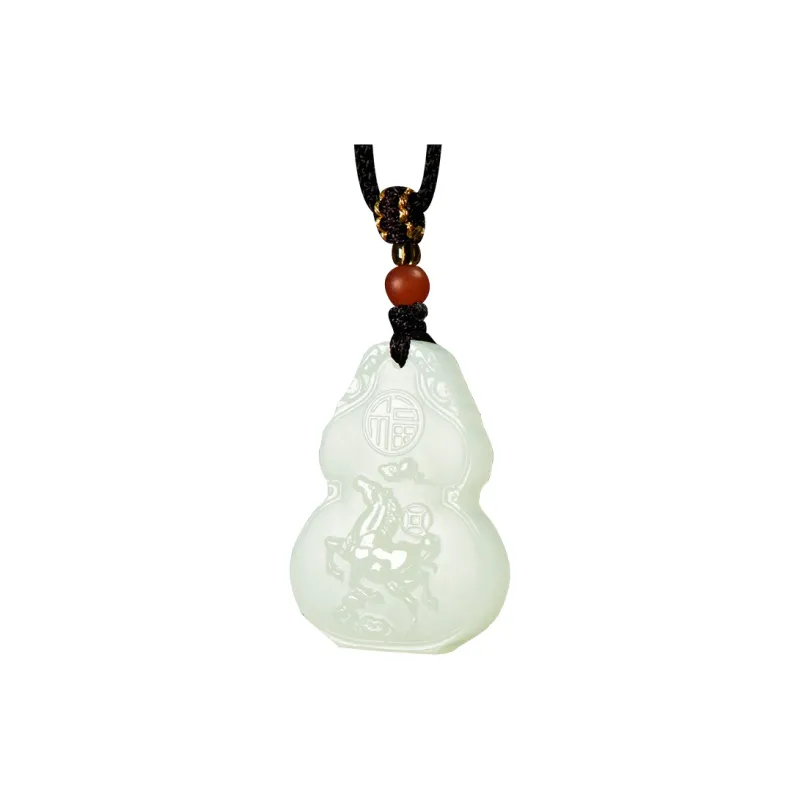 KUNYUYAO Hetian Jade Pendants White Jade Unisex-39