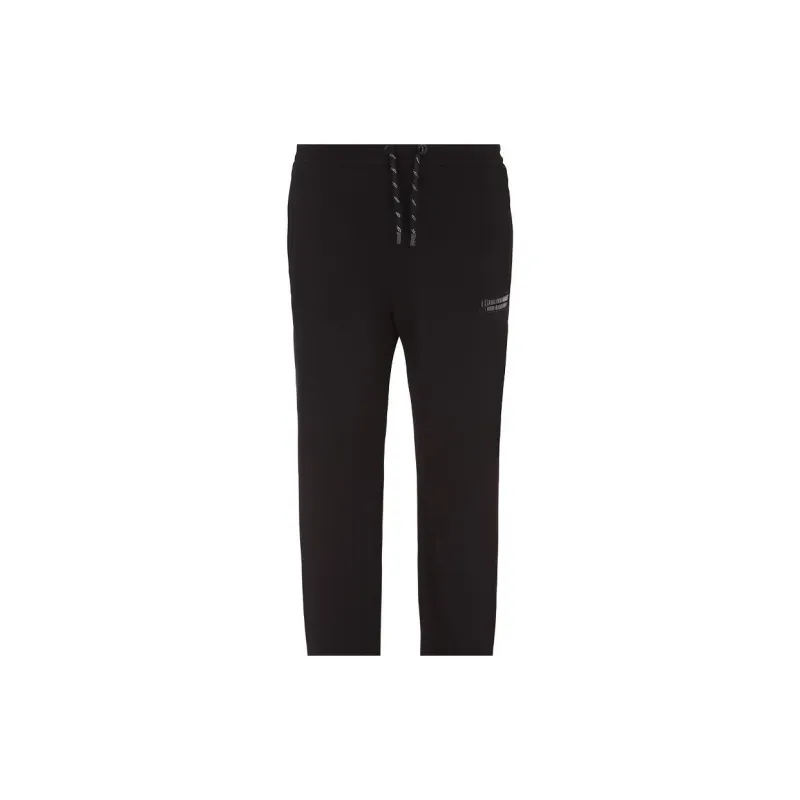 EMPORIO ARMANI Knitted Sweatpants Men's Black-4