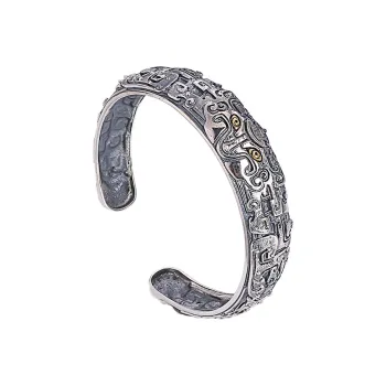 Angel Wishes 925 Sterling Silver Bangles Men's