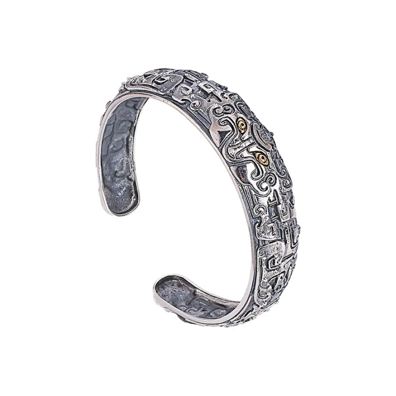 Angel Wishes 925 Sterling Silver Bangles Men's-0