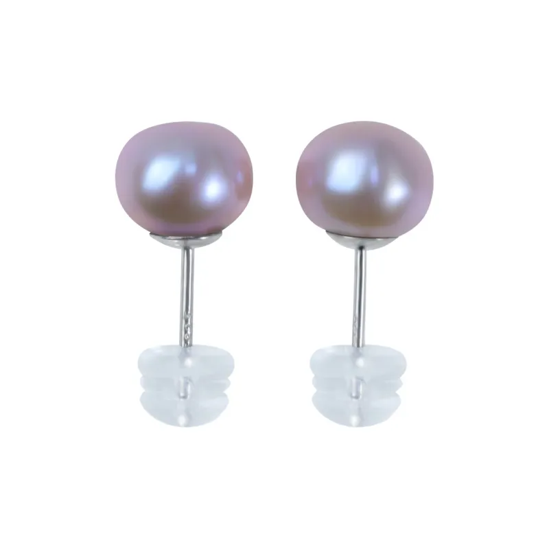 CFFRYY Pearl Stud Earrings Women's-3