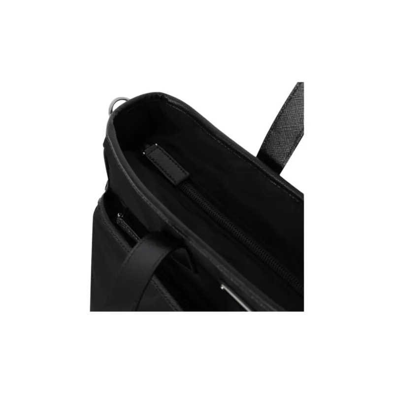 PRADA Nylon One Shoulder Handbag Men's Black-8