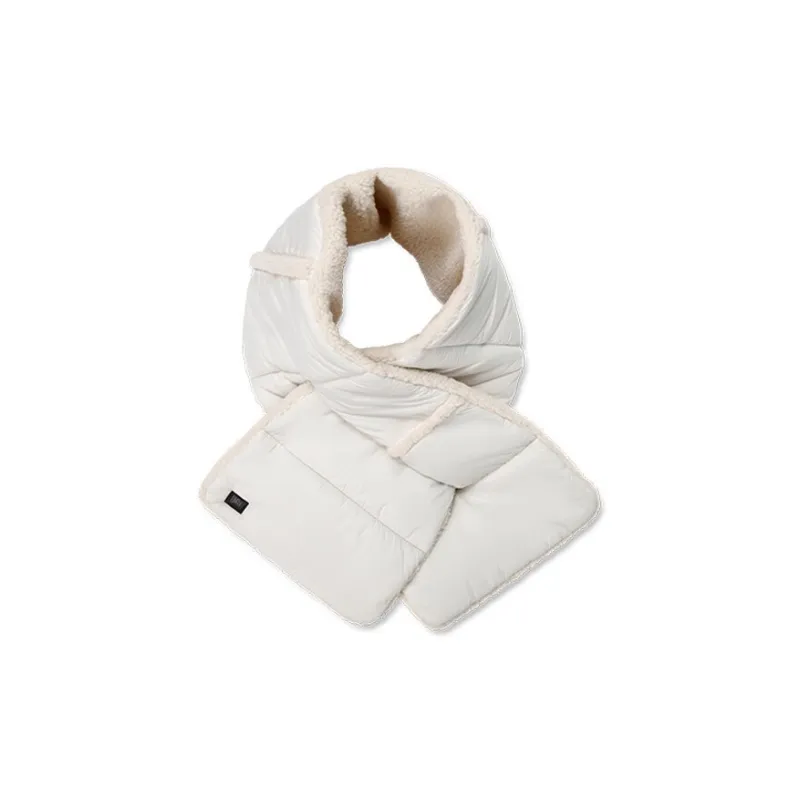 UGG Recycled Nylon, Polyester, Flannelette, Recycled Polyester Scarves Unisex White-0