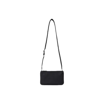 LAUREN RALPH LAUREN Nylon Shoulder Bag Medium Size Women's Black