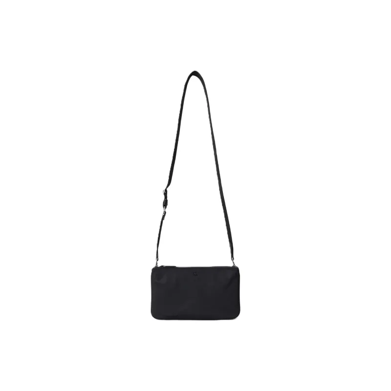 LAUREN RALPH LAUREN Nylon Shoulder Bag Medium Size Women's Black-0