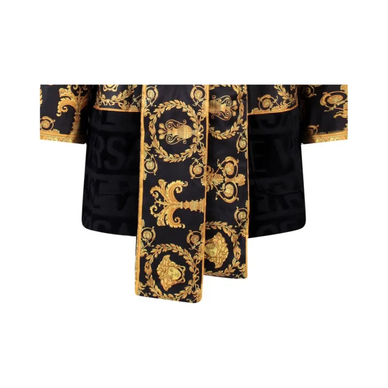 VERSACE FW22 Nightgown Women's Black-3