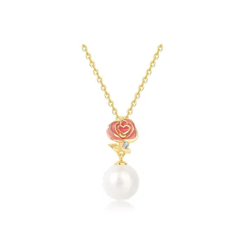 Royal Dragon Mirror Freshwater Pearl Necklaces Women's