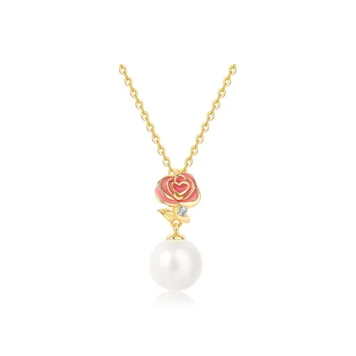 Royal Dragon Mirror Freshwater Pearl Necklaces Women's
