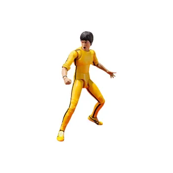 BANDAI SHF Bruce Lee Bruce Lee Yellow Track And Field Clothing Action Figures 14cm