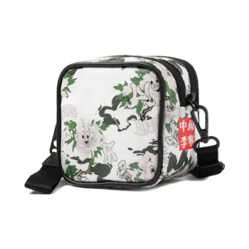 LiNing OG_SLICK Collaboration PE Small Square Bag Crossbody Bag Shoulder Bag Regular Unisex White Green
