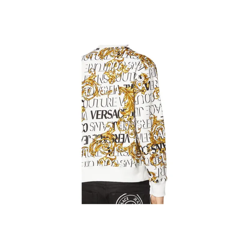 VERSACE JEANS COUTURE Sweatshirts Men White-4