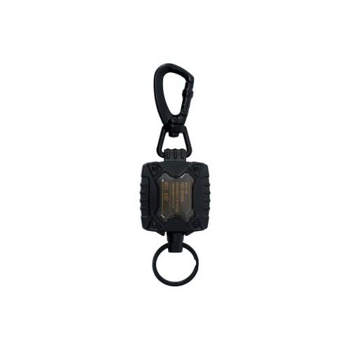 POSTGENERAL ABS Resin Keychains Unisex Black