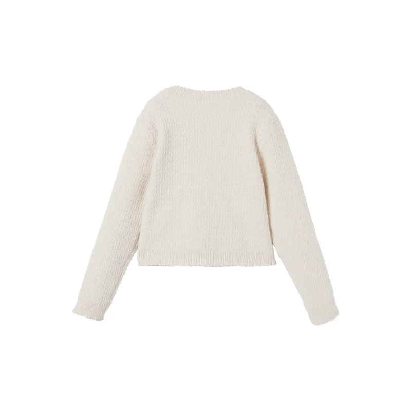 XIANGYING Sweater Women's Beige-1