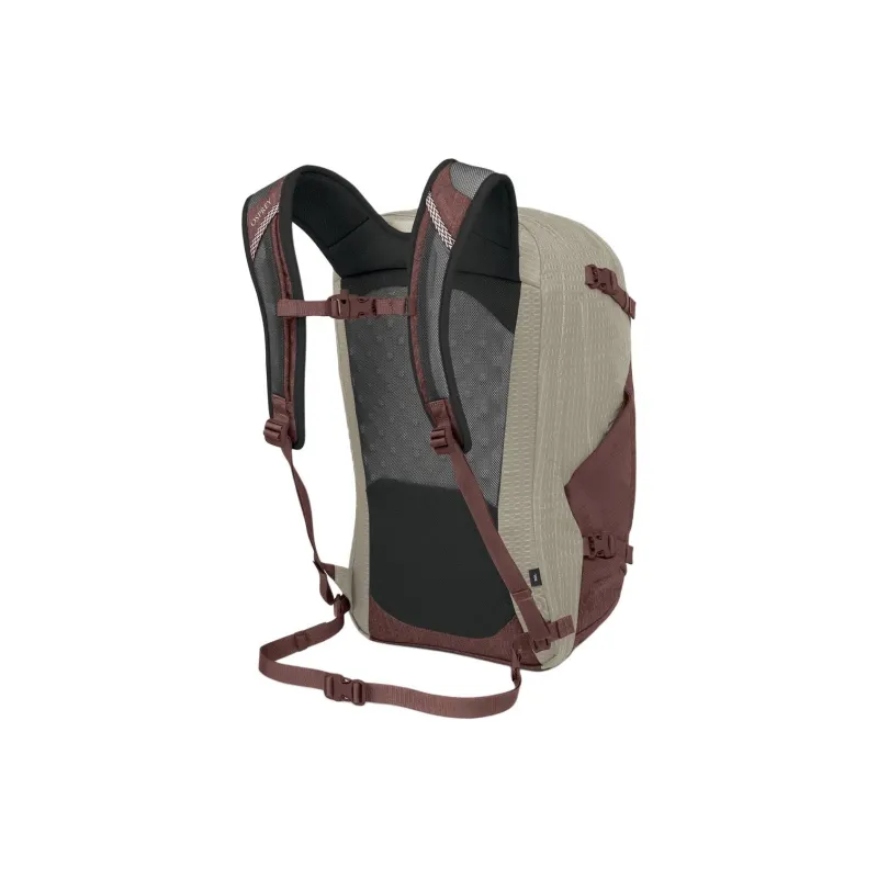 OSPREY Recycled Polyester Outdoor Mountaineering Bag Backpack Regular Unisex Brown Red & Sandy Brown-2
