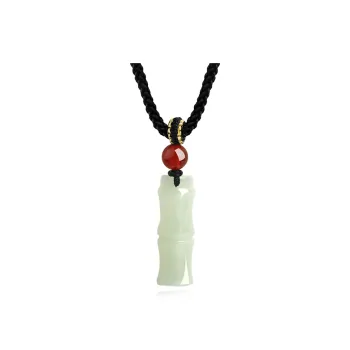 Zheng Baifu Hetian Jade Necklaces White Jade/Pale Greenish White Jade Unisex