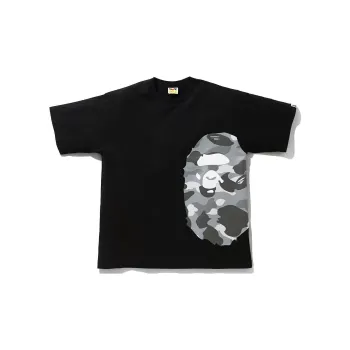A BATHING APE Color Camo Side Big Ape Head Relaxed Tee