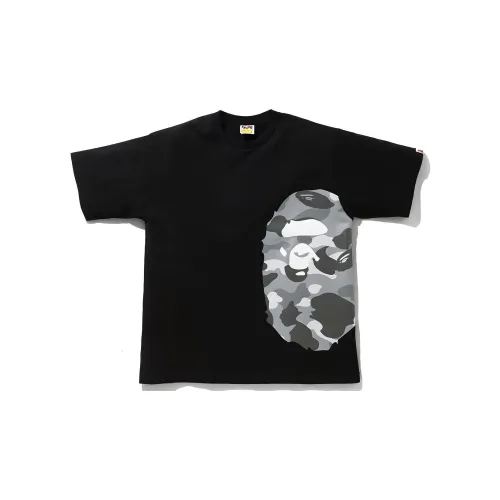 T-shirt Salewa Geometric cinzento Color Cotton Side Big Ape Head Relaxed Tee