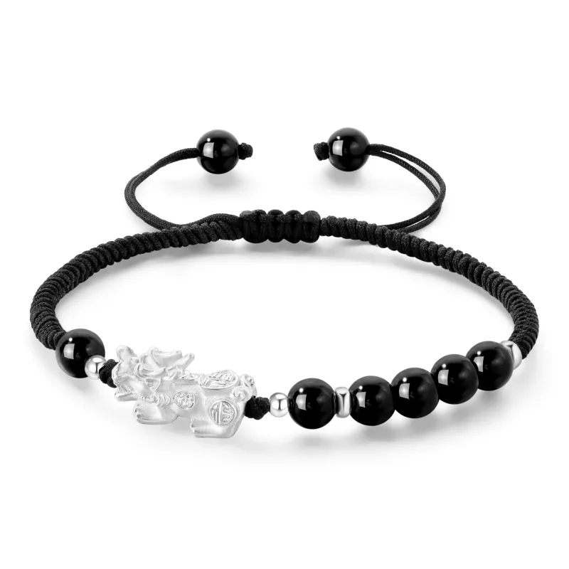 Lao Feng Xiang Agate Bracelets Unisex-4