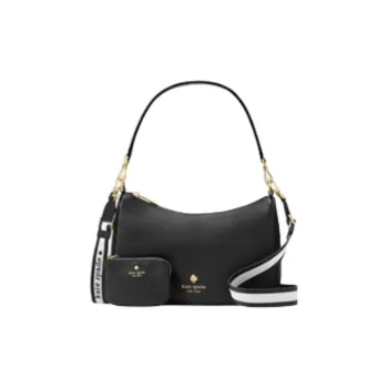 Kate Spade Cow Leather One Shoulder Handbags Small Size Women's Black