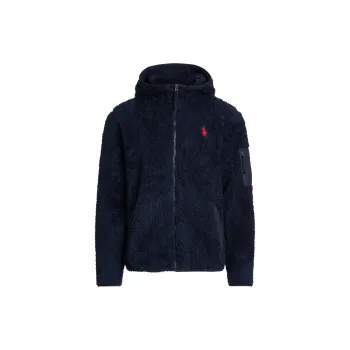 Polo Ralph Lauren FW24 Velvet feel Coat Men's Marine Blue