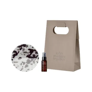 John Masters Organics G&C No-Rinse Treatment Spray Round Comb Set Complaisant