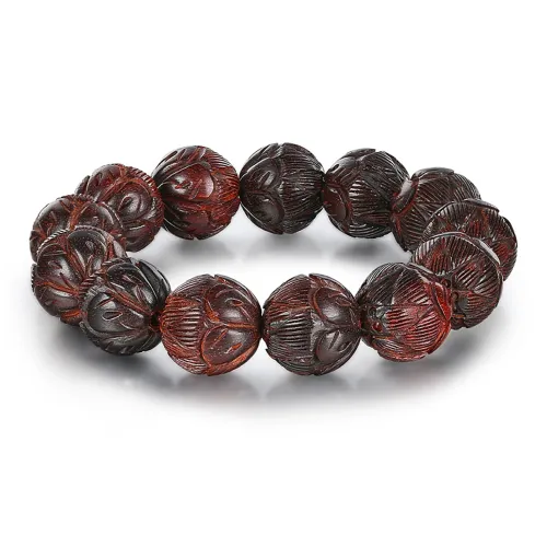 Moon Seal Hundred Rivers Rosewood Precious Wood Bracelets Unisex