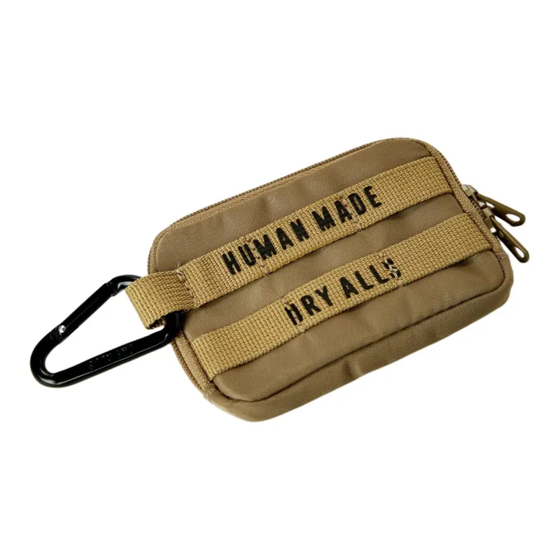 HUMAN MADE Nylon Card Holder Regular Unisex Beige-3