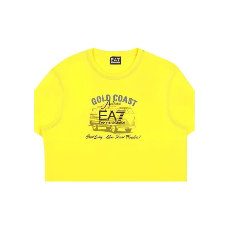 EMPORIO ARMANI T Shirt Men's Yellow-5