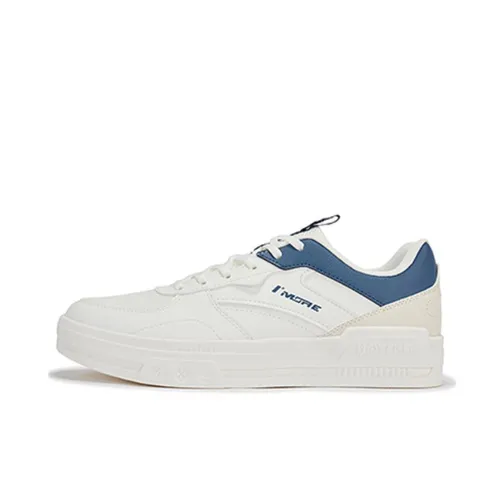 361° Air Force One Water-Resistant Lightweight Low-Top Skateboard Shoes Men's White Blue