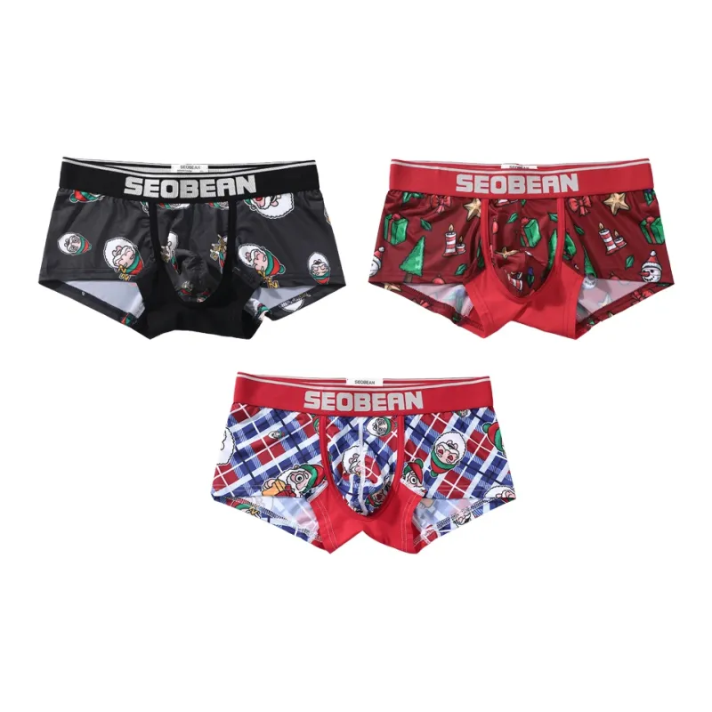 SEOBEAN Underpants Men's 3 Pack-2