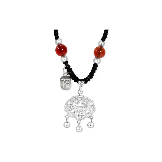 UZIID Sterling Silver Necklaces Unisex-0