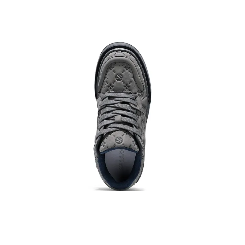 SALAXI Slip Resistant, Abrasion Resistant, Lightweight Mid Top Skateboard Shoes Unisex-4