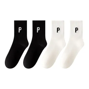 MIIOW Trend Party Series Mid Calf Socks Unisex 4 Pack