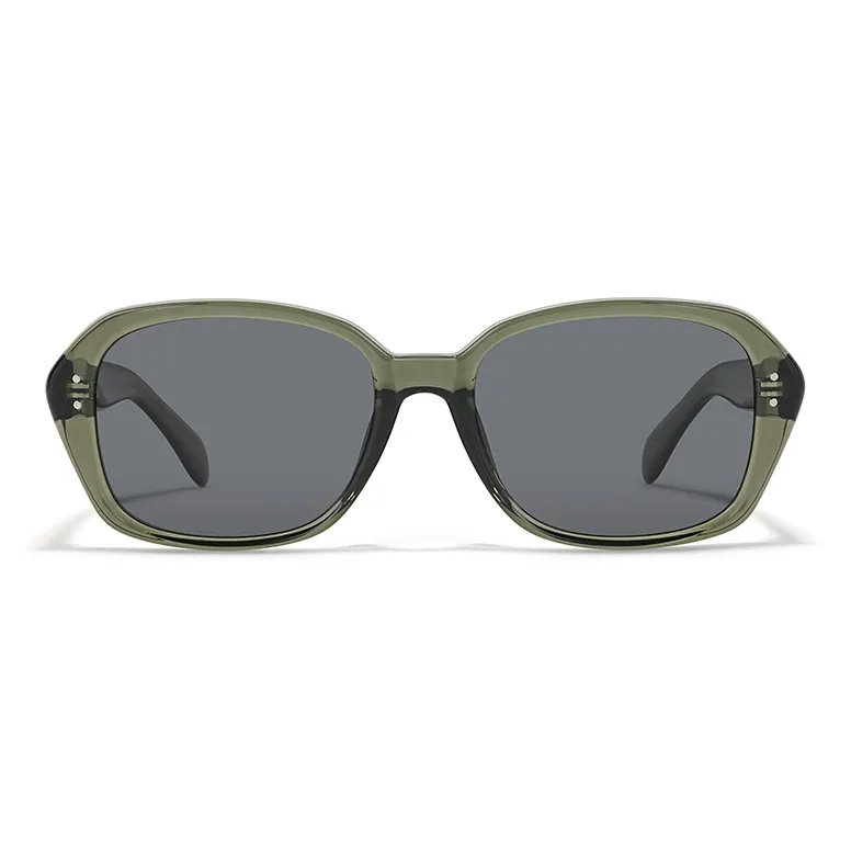 Sagawa TR/Memory Plastic Square Sunglasses Unisex-11