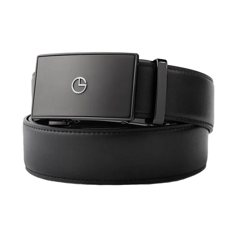 GOLDLION Top Grain Cow Leather Belts Men's Width 3.5cm-10