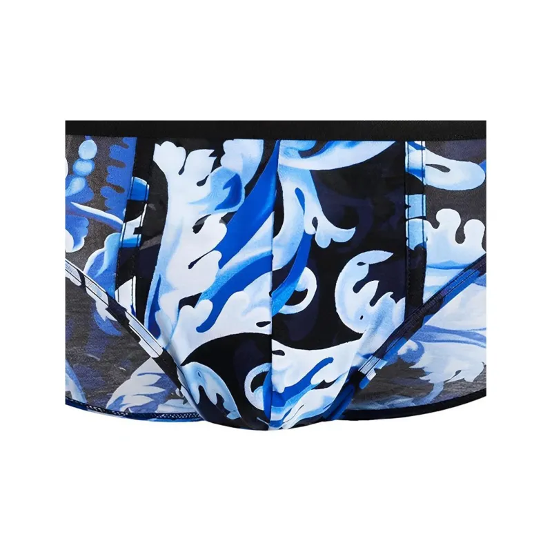 VERSACE Swimming Shorts Men Blue-3