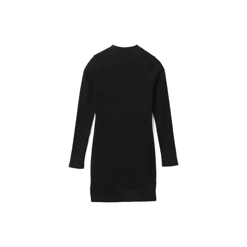Jordan Women's 1/2 Zip Long Sleeve Knit Dress-1