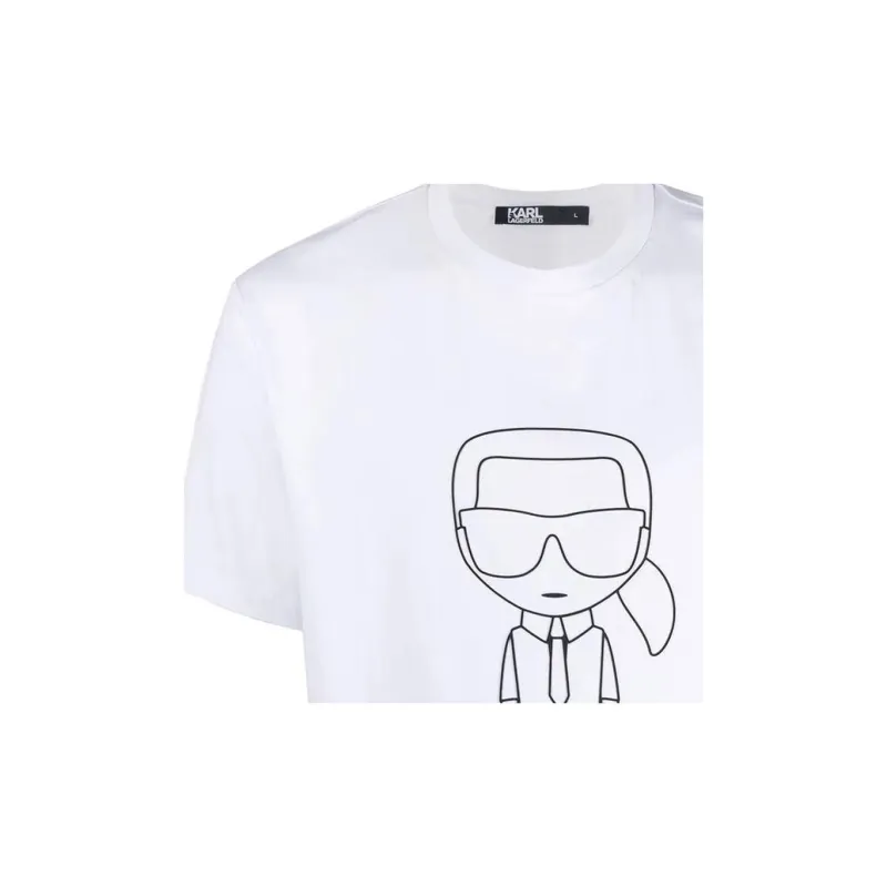 KARL LAGERFELD / Karl Lagerfeld Jeans T Shirts Men White-4