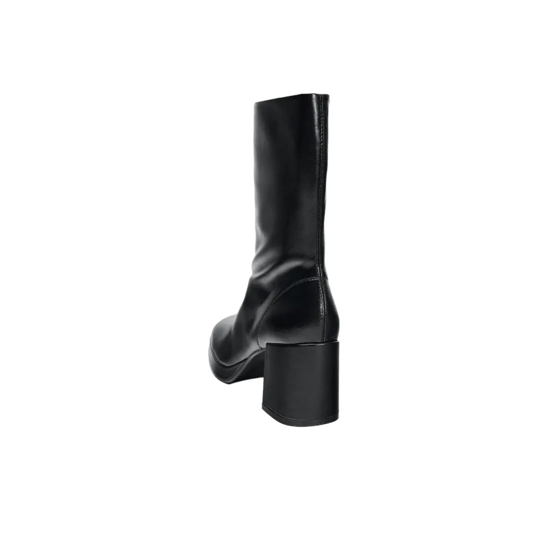 ZARA Ankle Boots 7cm Women's Black-3